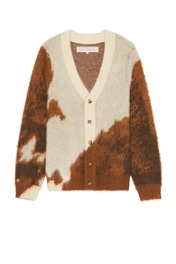 view 1 of 3 Horse Knit Cardigan in Brown