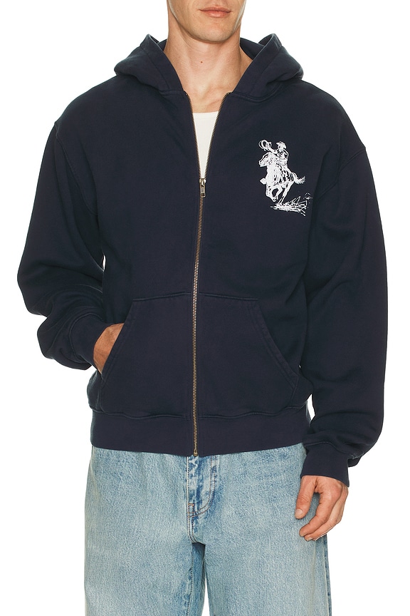 view 2 of 4 SUDADERA BARBED in Hard Washed Navy