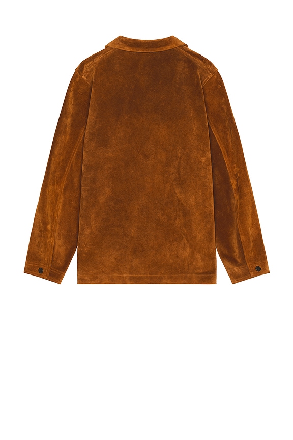 view 2 of 4 Suede Chore Jacket in Tobacco