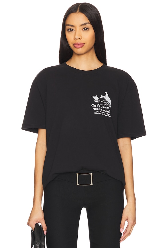 view 2 of 4 THE CITY OF ANGELS Tシャツ in Black