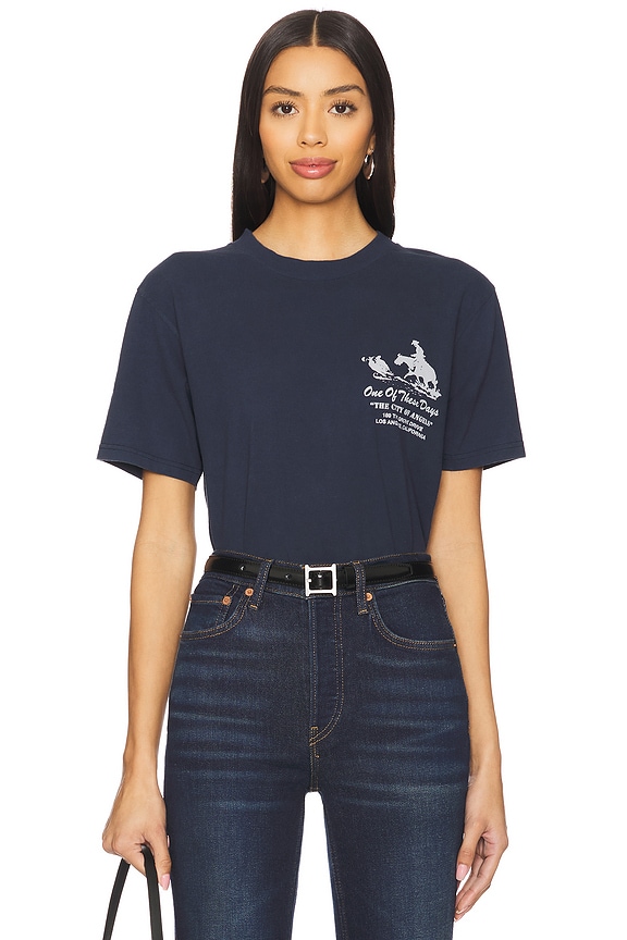 view 2 of 4 THE CITY OF ANGELS Tシャツ in Navy