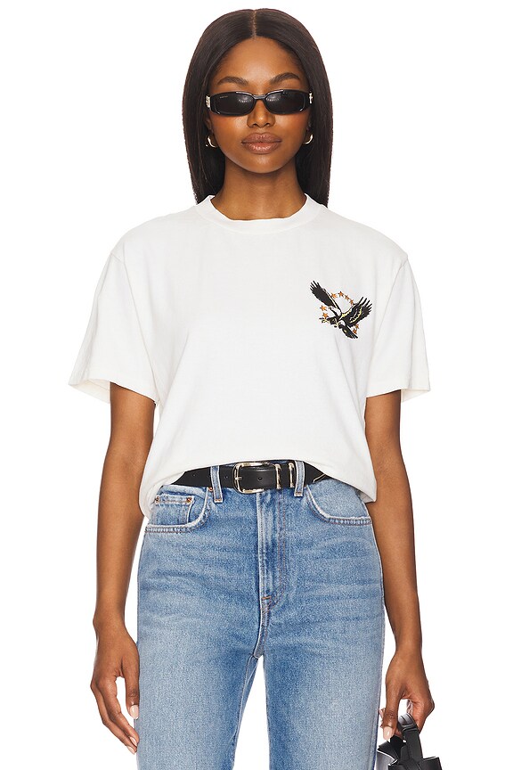 view 2 of 4 Screaming Eagle T-Shirt in Bone