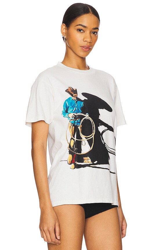 view 2 of 4 WANTED 티셔츠 in Bone