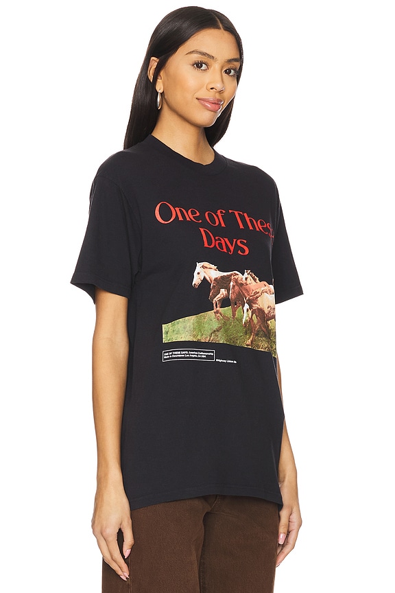 view 2 of 4 ФУТБОЛКА WILD HORSES in Washed Black