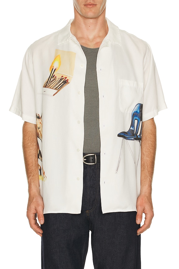 view 1 of 4 I Never Believed in Much, But I Believe in You Camp Shirt in Ivory