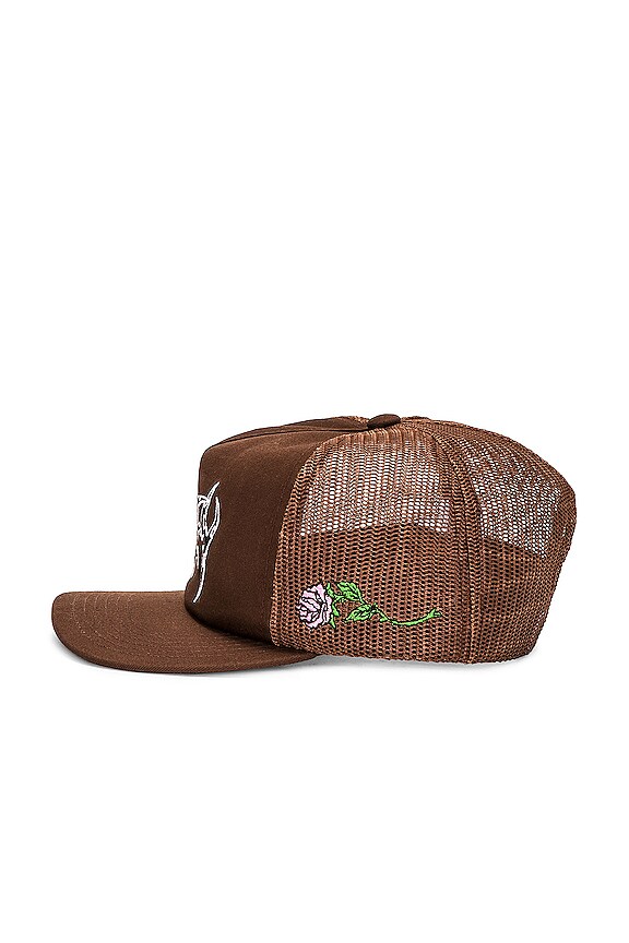 view 2 of 3 Thornz Twill Trucker Hat in Sepia