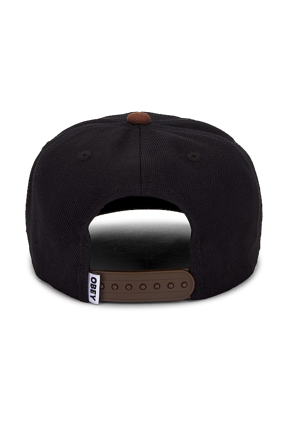view 2 of 2 Shade 6 Panel Snapback Hat in Black Multi