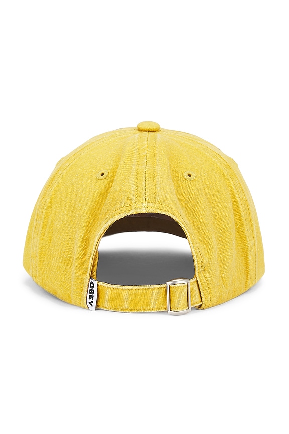 view 2 of 2 Farms 6 Panel Strapback Cap in Mustard