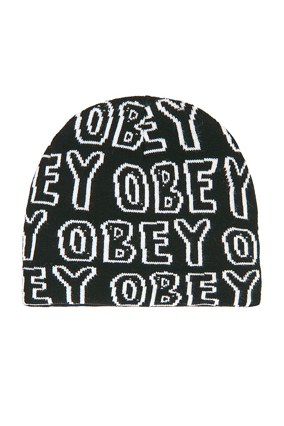 view 2 of 2 Obey Common Beanie in Black