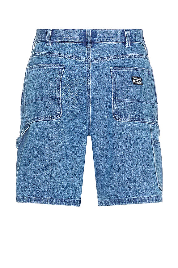 view 2 of 6 Bigwig Denim Carpenter Short in Light Indigo
