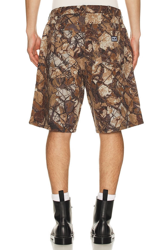 view 2 of 5 Bigwig Baggy Denim Short in Fence Camo