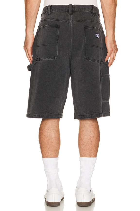 view 2 of 5 Bigwig Carpenter Denim Shorts in Black Ash