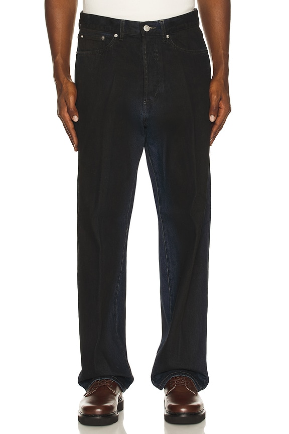 view 1 of 5 Classic Baggy Spray Jeans in Indigo Spray