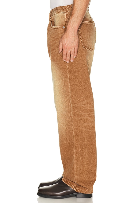 view 2 of 6 Boxcar Straight Leg Jeans in Archive Brown