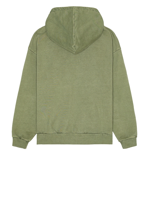 view 2 of 5 SUDADERA LOWERCASE in Pigment Deep Lichen Green