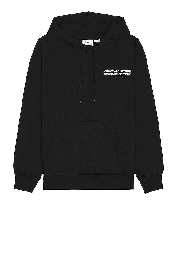 view 2 of 3 Worldwide Cities Hoodie in Black