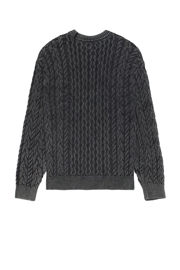 view 2 of 3 Faded Wash Sweater in Digital Black Faded Wash