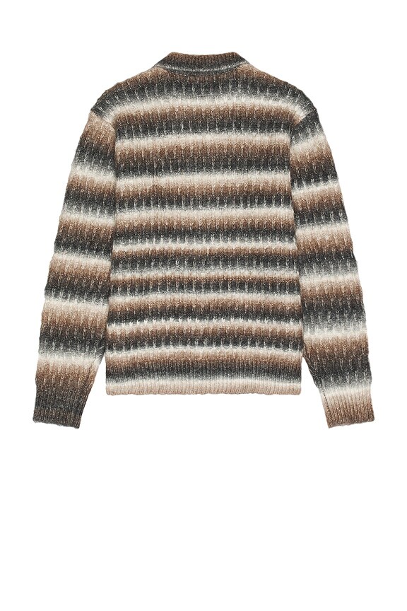 view 2 of 3 Reggie Zip Up Cardigan in Black Multi