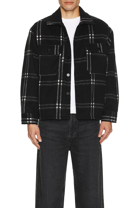 view 3 of 3 Entrada Shirt Jacket in Black