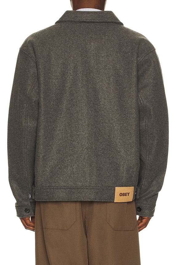 view 2 of 4 Lenox Zip Jacket in Dark Grey Melange