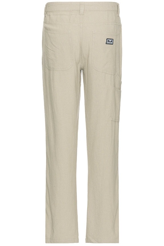 view 2 of 6 Hardwork Linen Carpenter Pant in Oatmeal