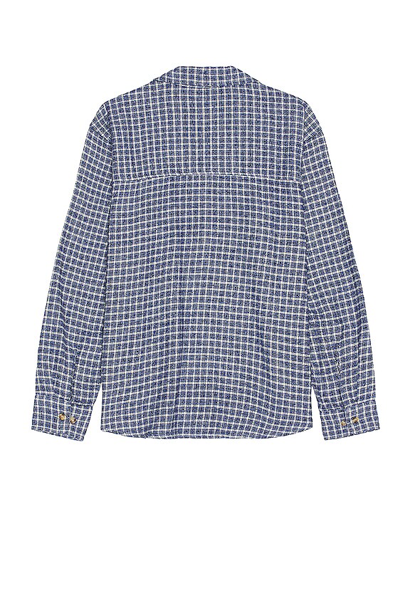 view 2 of 5 Bigwig Micro Plaid Woven Shirt in Silver Grey Multi