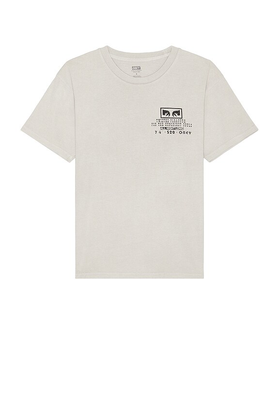 view 2 of 3 CAMISETA TWISTED PLEASURE in Pigment Silver Grey