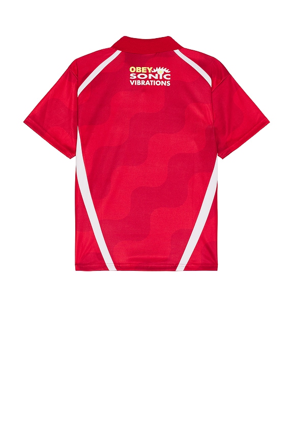 view 2 of 4 Soccer Jersey in Red Multi