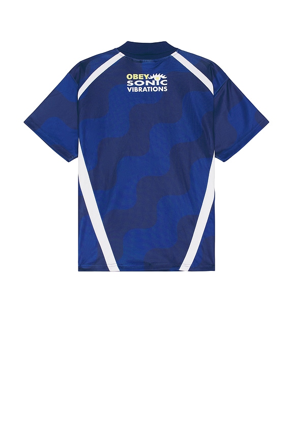 view 2 of 4 Soccer Jersey in Blue Multi