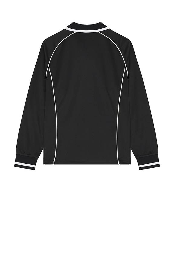 view 2 of 5 Polo Collar Sports Shirt in Black Multi