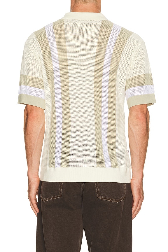 view 2 of 5 Seth Knitted Polo in Unbleached Multi