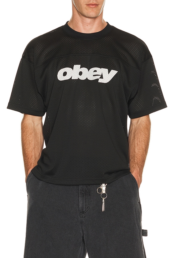 view 1 of 4 Mesh Practice Jersey in Black