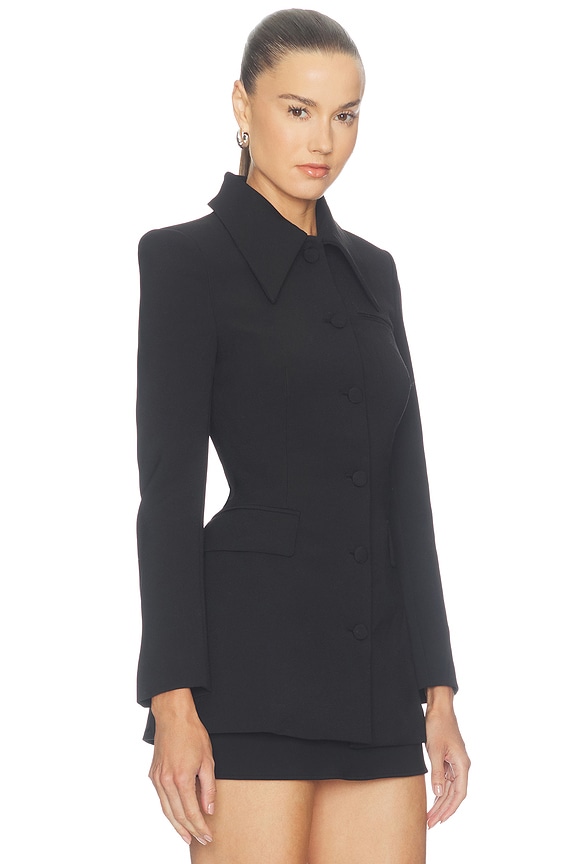 view 2 of 4 Structured Jacket in Black