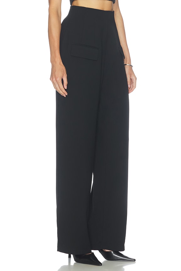 view 2 of 6 Wide Leg Trousers in Black