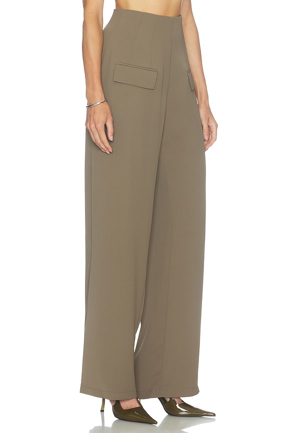 view 2 of 6 Wide Leg Trousers in Mushroom