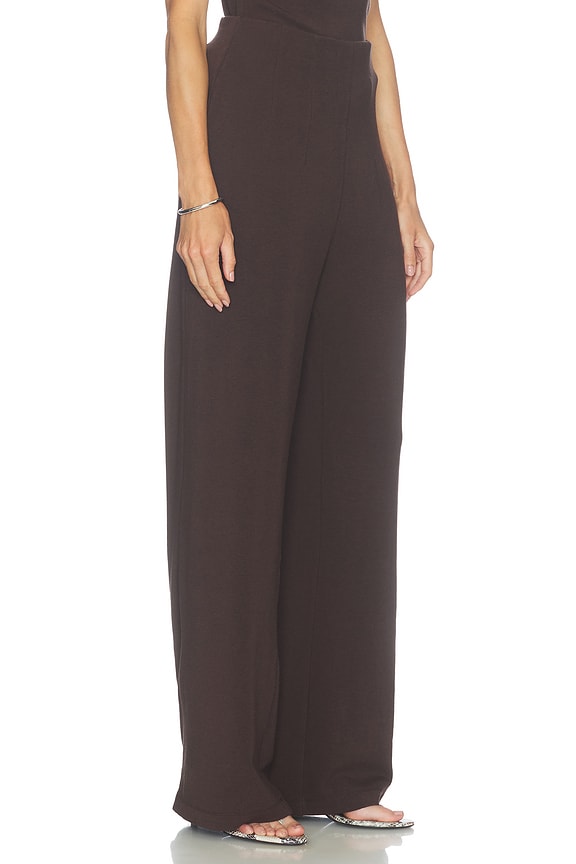 view 2 of 6 Cotton Mix Jersey Trousers in Brown