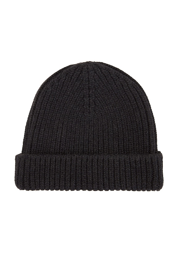 view 2 of 2 Beanie in Black & Optical White
