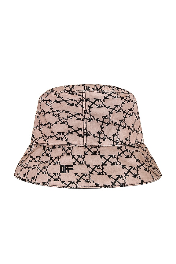 view 2 of 2 OW Allover Reversible Bucket Hat in Camel & Black