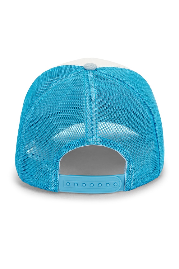 view 2 of 2 Arrow Trucker Hat in Light Grey