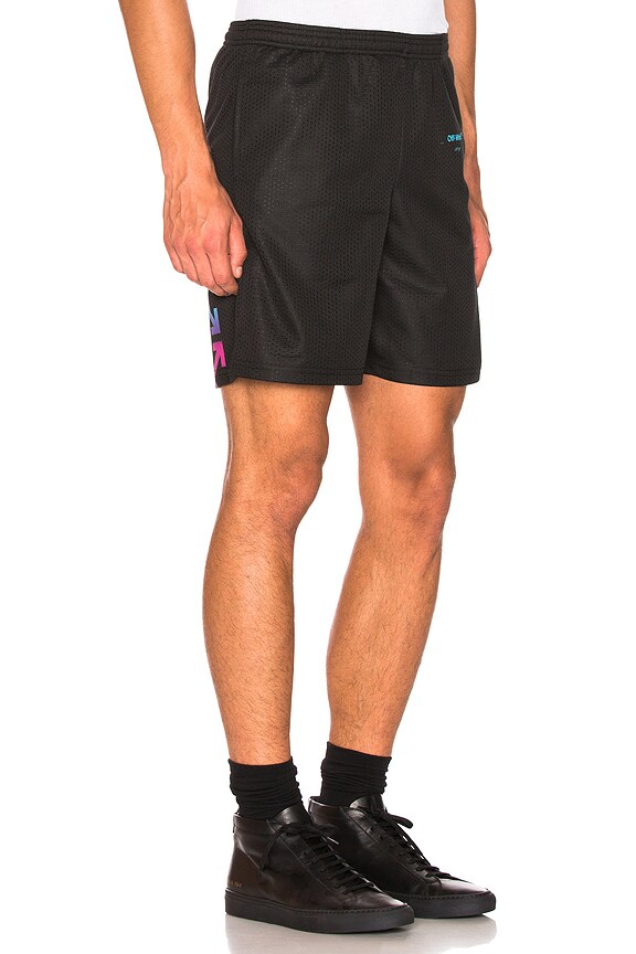 view 2 of 4 Gradient Mesh Short in Black & Multicolor