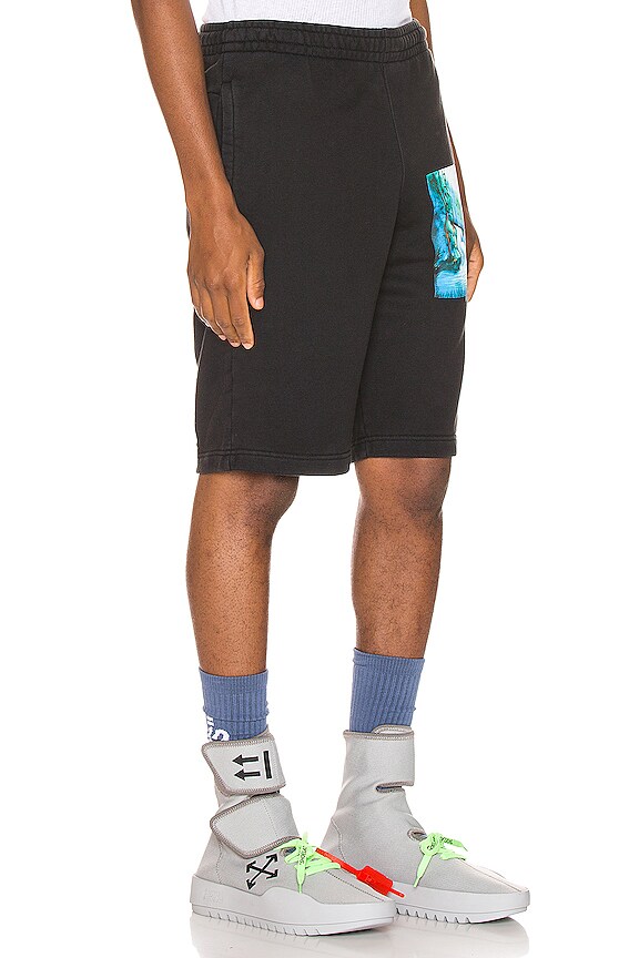 view 2 of 5 SHORT MOLLETON WATERFALL in Black Multi