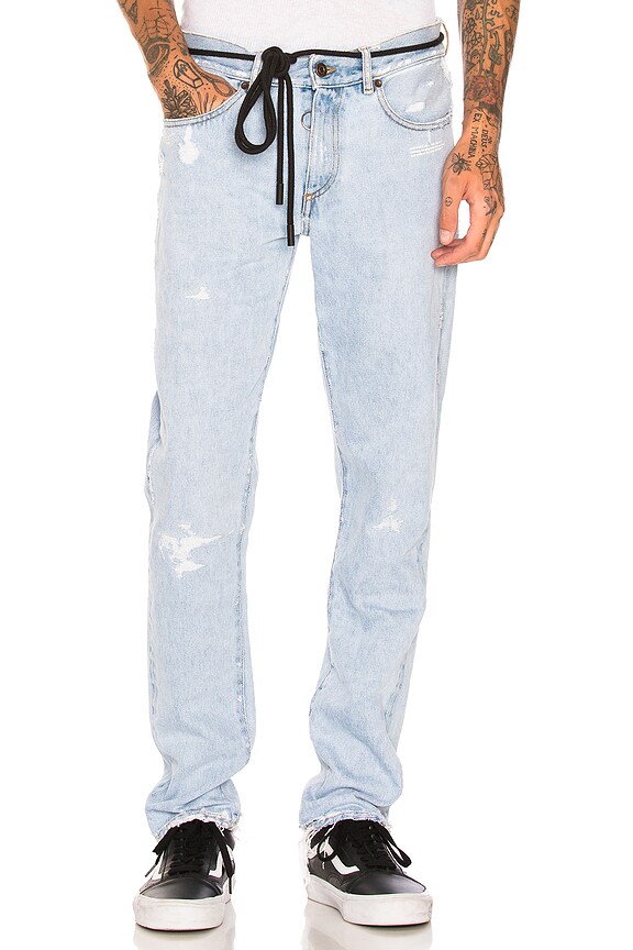 view 2 of 5 Temperature Slim 5 Pocket Jeans in Bleach White