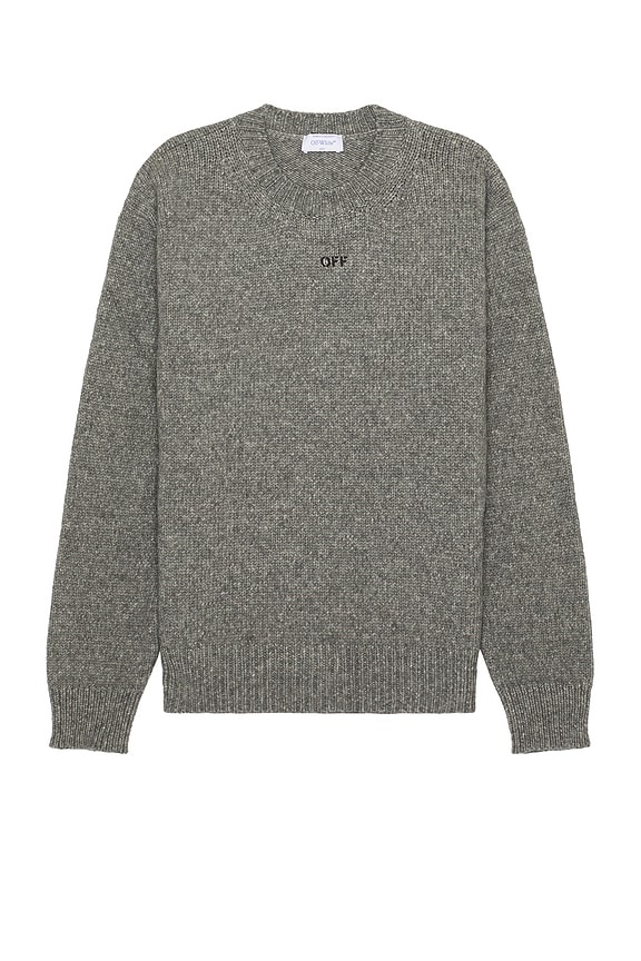 view 2 of 5 CUELLO REDONDO CREWNECK in Grey & Black