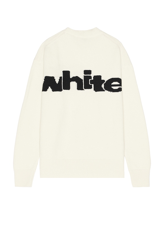 view 2 of 4 Shared Logo Knit Crewneck in Cream