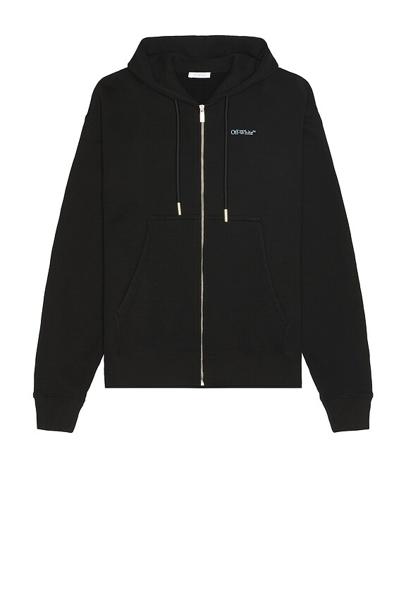 view 2 of 4 Barber Arrow Zip Skate Hoodie in Black