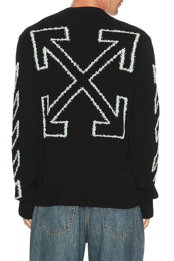 view 1 of 6 PULL FUZZY KNIT in Black