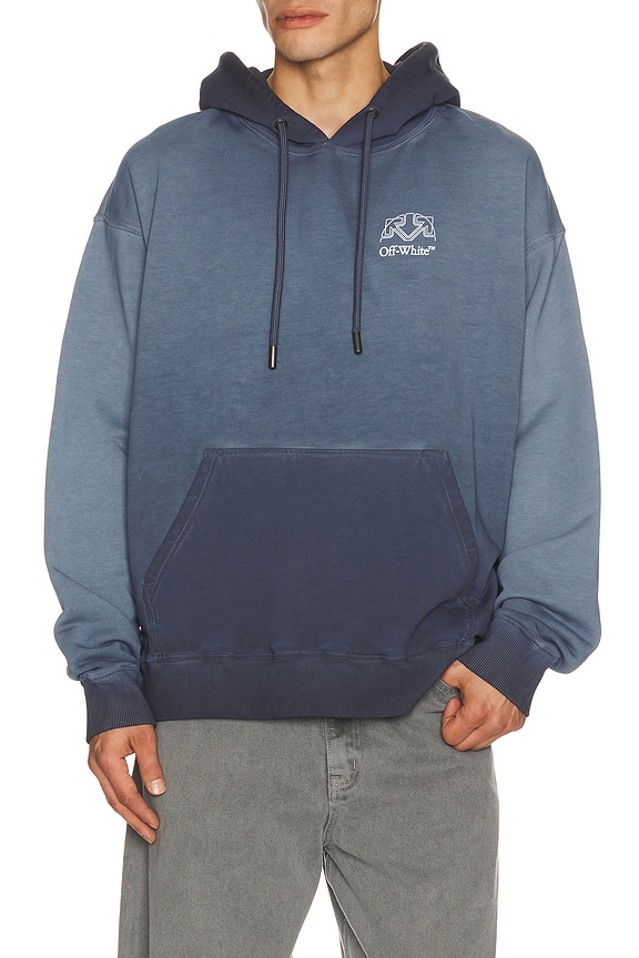 view 2 of 5 Offline Half Arrow Skate Hoodie in Cloud Blu Graphite