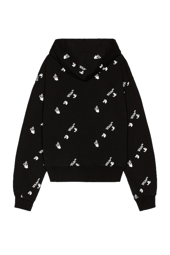 view 2 of 3 SWEAT À CAPUCHE in Black