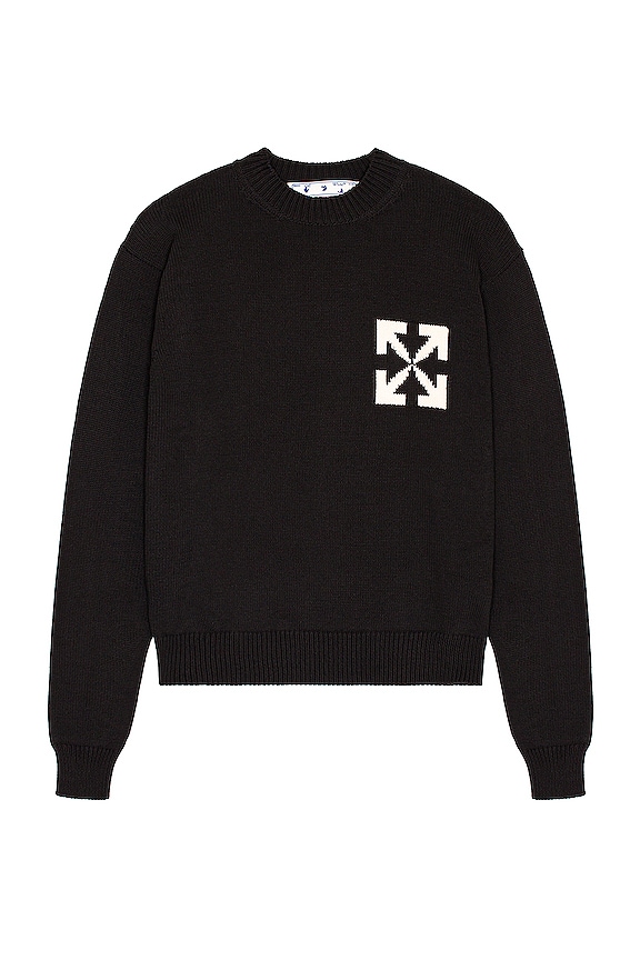 view 1 of 4 Single Arrow Knit Sweater in Black