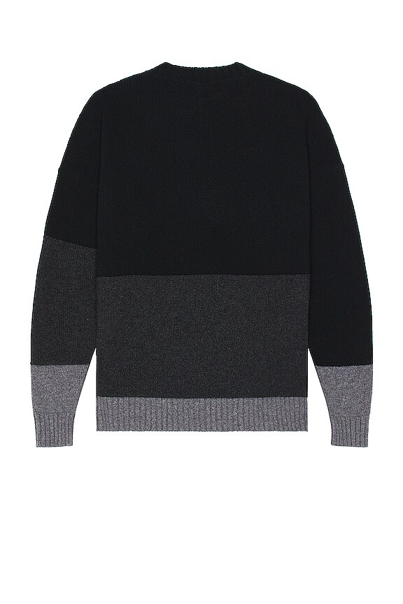 view 2 of 4 PULL COLOR BLOCK OFF in Black & White